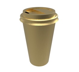 3d illustration of the coffee cup
