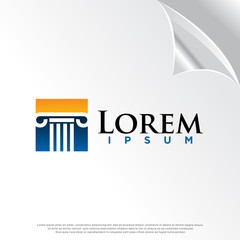 attorney, law, legal logo. modern icon, template design