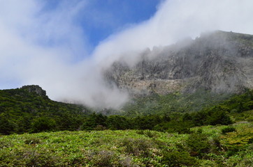 Wulkan na wyspie Czedżu