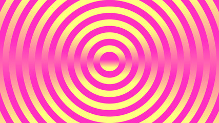 Abstract poster with a spiral design. Holographic pink and yellow gradient.