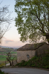 old house in the countryside