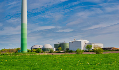 Biogasanlage zur Stromerzeugung und Energiegewinnung 