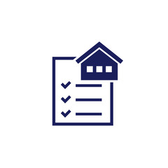 house project icon on white