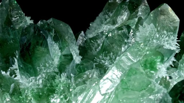 raw emerald and gemstone rough rock crystal