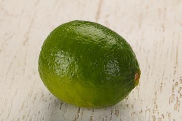 Ripe green lime