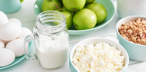 Clean eating healthy cooking ingredients. Food frame. Superfoods concept. Fitness Breakfast.Healthy eating and food, dieting, vegetarian kitchen, cooking concept and weigh loss.Fresh food on table