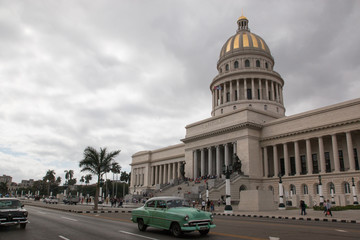 Fototapeta na wymiar Cuba, le Capitole de La Havane