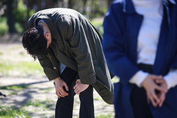 別れるカップル