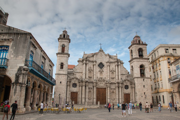 Fototapeta na wymiar La Havane : Cathédrale