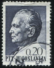 portrait of marshal Tito