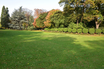 Pelouse du jardin du Luxembourg à Paris, France