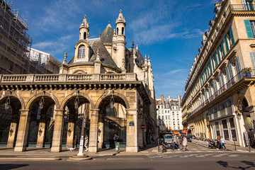 Fototapeta na wymiar The Church of Saint Germain l'Auxerrois in Paris, France.