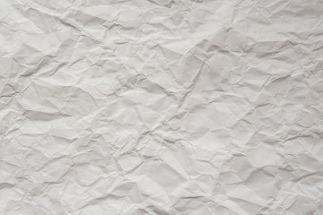 crumpled white wrapping paper, texture