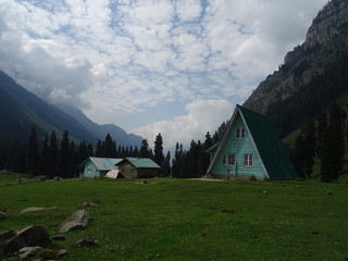 Traditional houses in the mountains