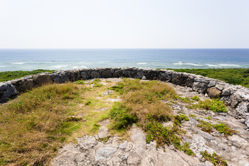 日本最南端、沖縄波照間島・底名溜池展望台