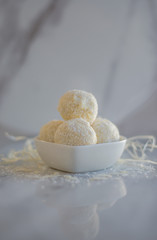 white chocolate bonbons