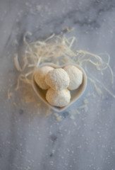 white chocolate bonbons