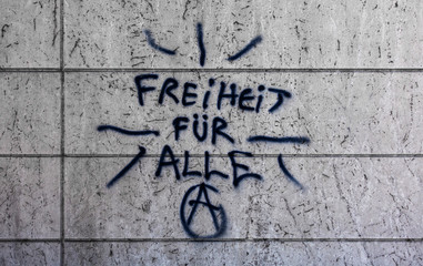 Freiheit für alle Graffiti