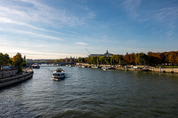 Grand Palais and Pont Alexandre III in Paris, France.