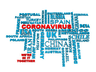 Coronavirus word cloud