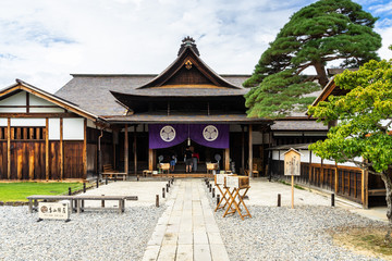 Entrance of Takayama Jinya, former home of the governor of Hida province, is one of the most...