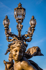 Fototapeta na wymiar Pont Alexandre III in Paris, France.