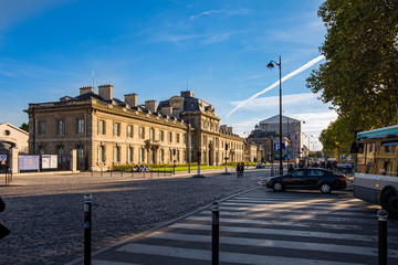 Esplanade des Invalides in Paris, France.