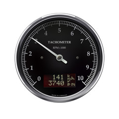 Speedometer Tachometer Motorcycle Universal LCD-Digital Odometer digital gauge 