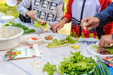 Food photo of tasty and healthy food