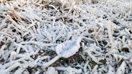 Gefrorener Boden