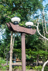 old lamp post