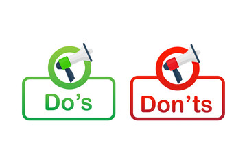 Modern do's, great design for any purposes. Business concept. Modern design. Business concept.