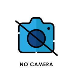 Camera Icon Logo Vector Illustration. Photo Camera icon design vector template. Trendy Camera icon flat design vector for website, symbol, logo, icon, sign, app, UI.