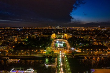 Fototapeta na wymiar Tour Eiffel in Paris, France.