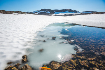 Lake on Putorana Plateau, Taimyr. Russia