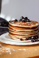 pancakes with blueberries 
