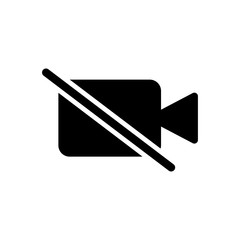 Video Call Icon Logo Vector Illustration. Video Call icon design vector template. Trendy Video Call vector icon flat design for website, symbol, logo, icon, sign, app, UI.