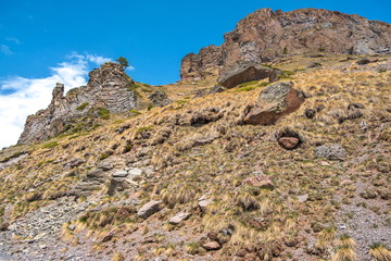 Mountain landscape. Elbrus region. 