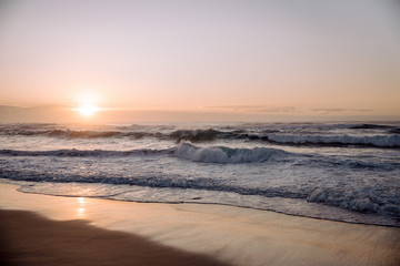 Sonnenaufgang am Strand 