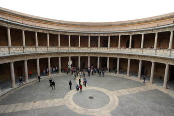 Obraz premium Alhambra palace complex in Spain
