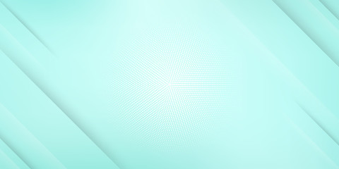 Modern abstract background with diagonal lines or stripes and halftone elements and blue color pastel gradient with a digital technology theme.