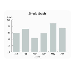vector illustration of business graph