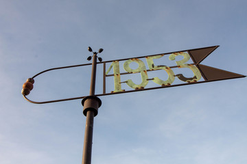 Wetterfahne auf dem Preußenturm bei Bad Suderode