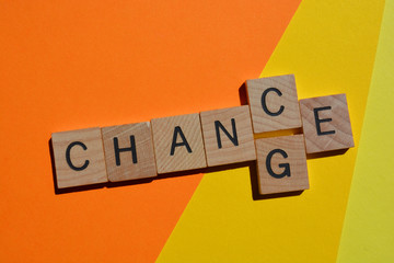 Change or Chance with interchangeable letters C and G