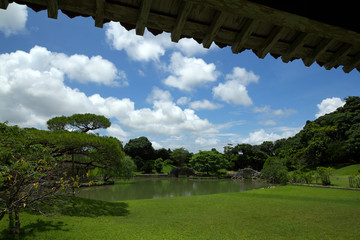 世界遺産　識名園