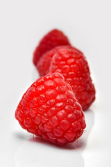 healthy fresh tasty red raspberry fruit