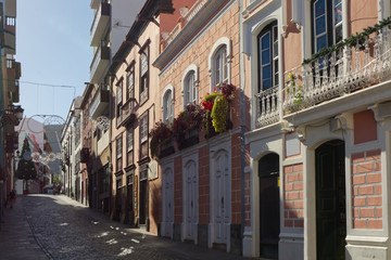 Street in Santa Cruz, La Palma, Canaries