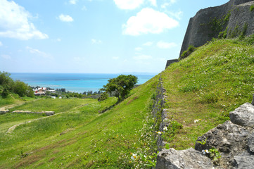 世界遺産　勝連城跡