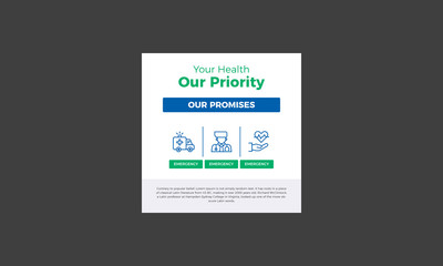 Health Banner Design Template