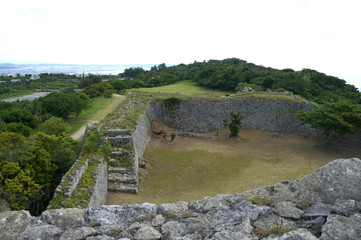 世界遺産　中城城